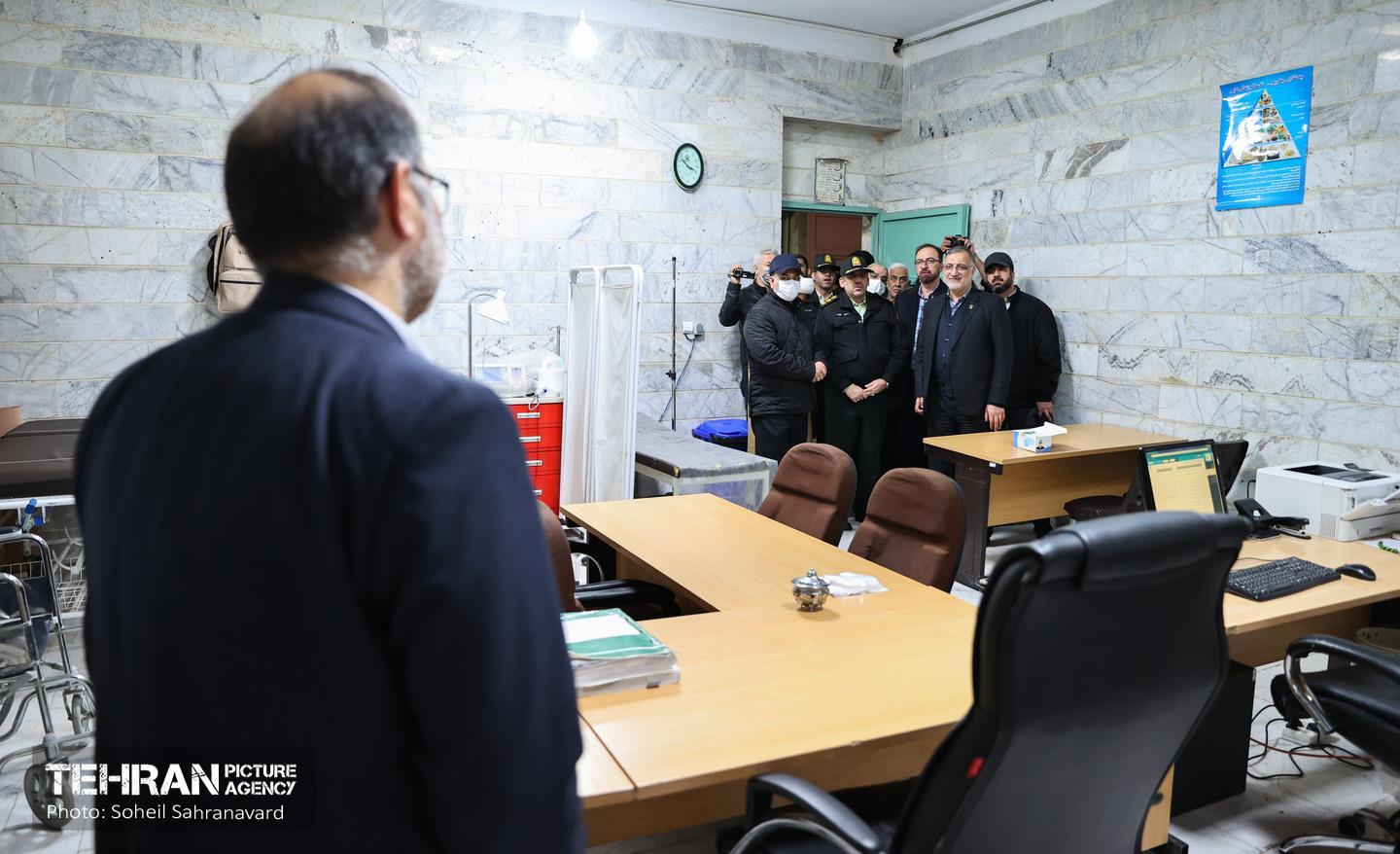 بازدید شهردار تهران از مراکز درمان معتادان متجاهر